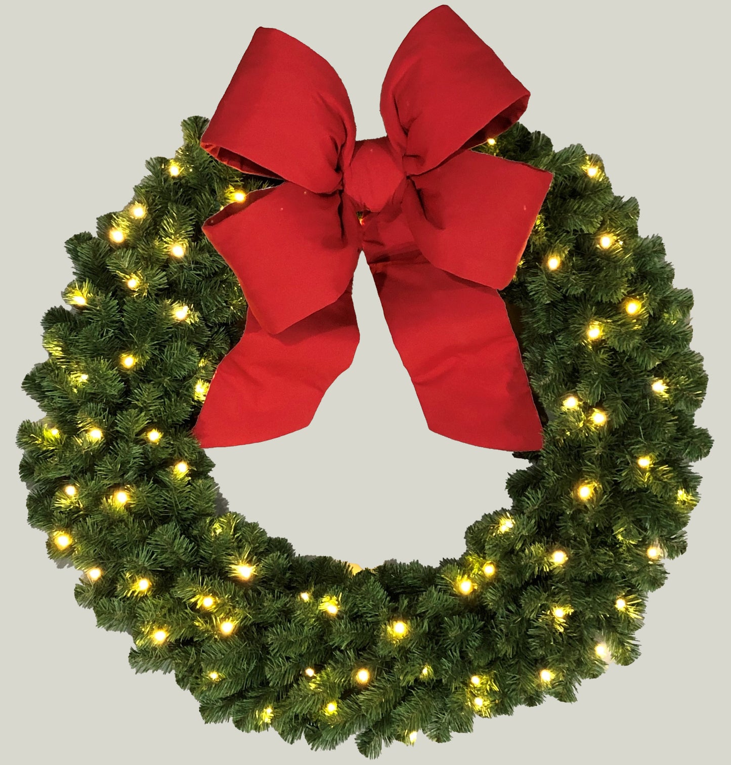 Holiday Heritage 12-Inch Four Loop Red Outdura Bow